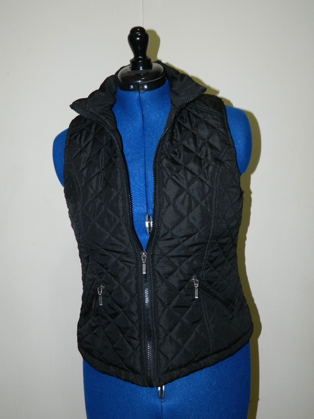 Laura Scott Zip Puffy Vest Size M